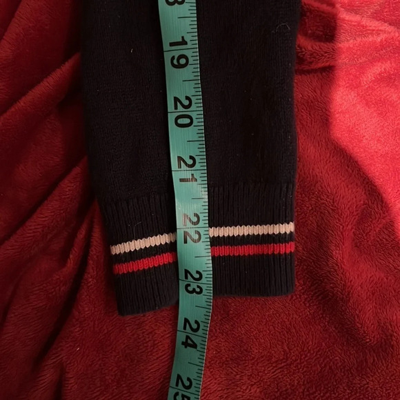 Tommy Hilfiger fill zipper knit  multi color unisex jacket sweater Sz S - Picture 8 of 13